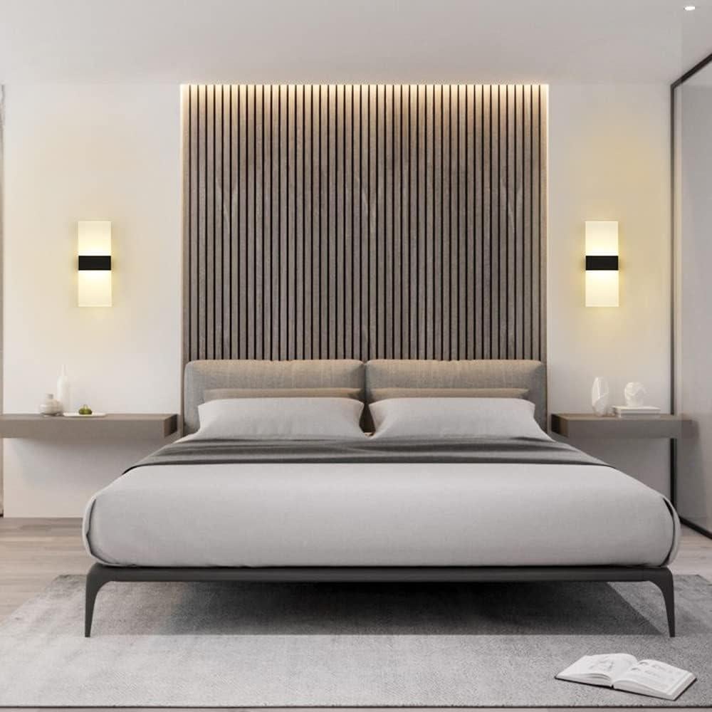 Juego de 2 Apliques de Pared LED Recargables ANKBOY 3000K