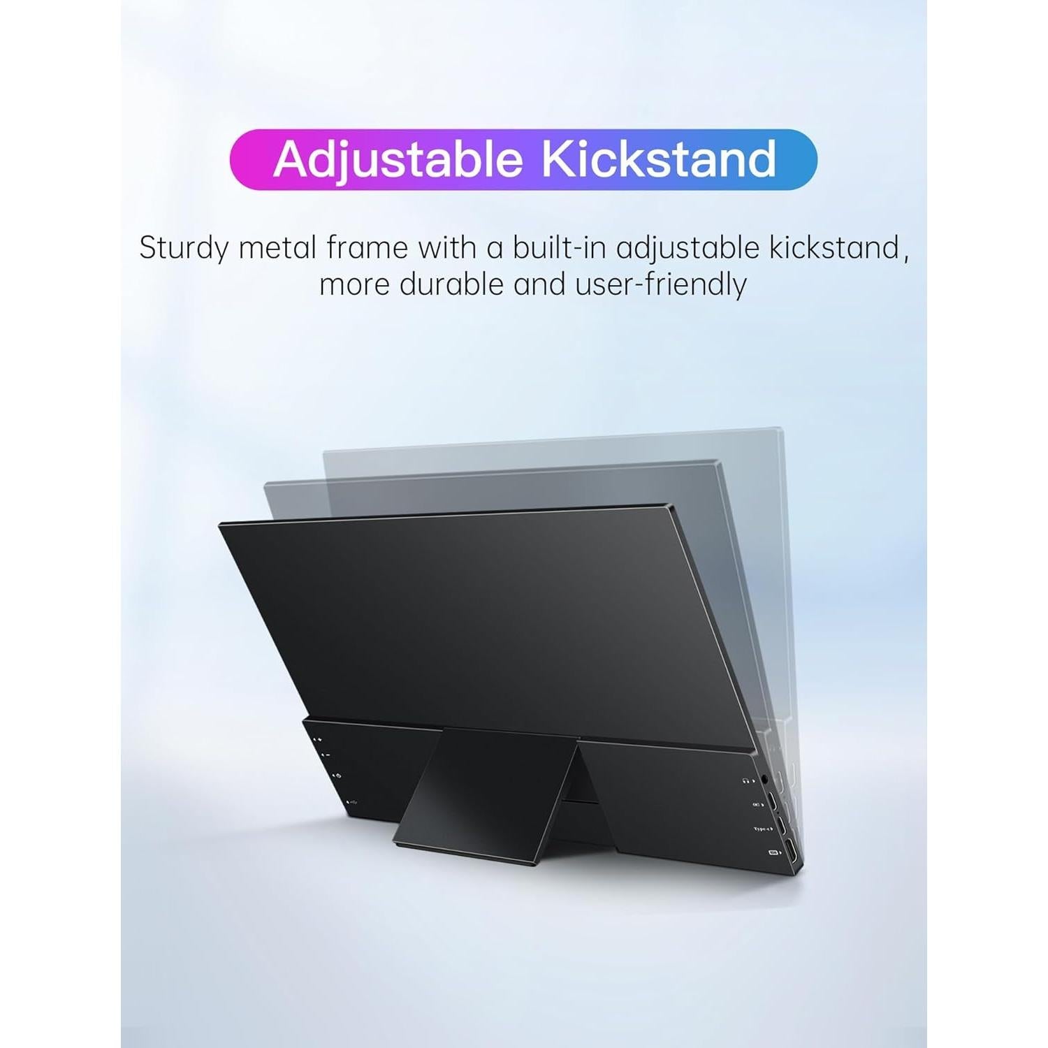 Monitor Portátil CAPERAVE 15.6'' FHD USB-C HDMI Viaje