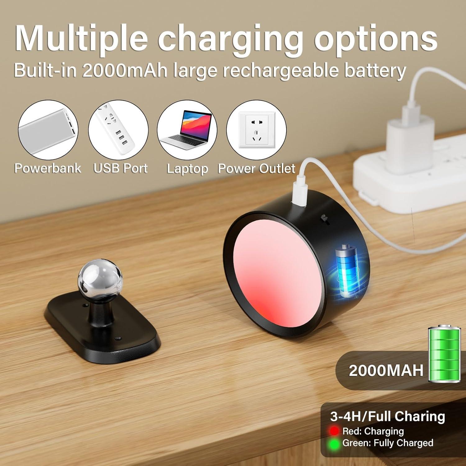 Aplique de Pared LED DUMILOO Recargable con Control Remoto