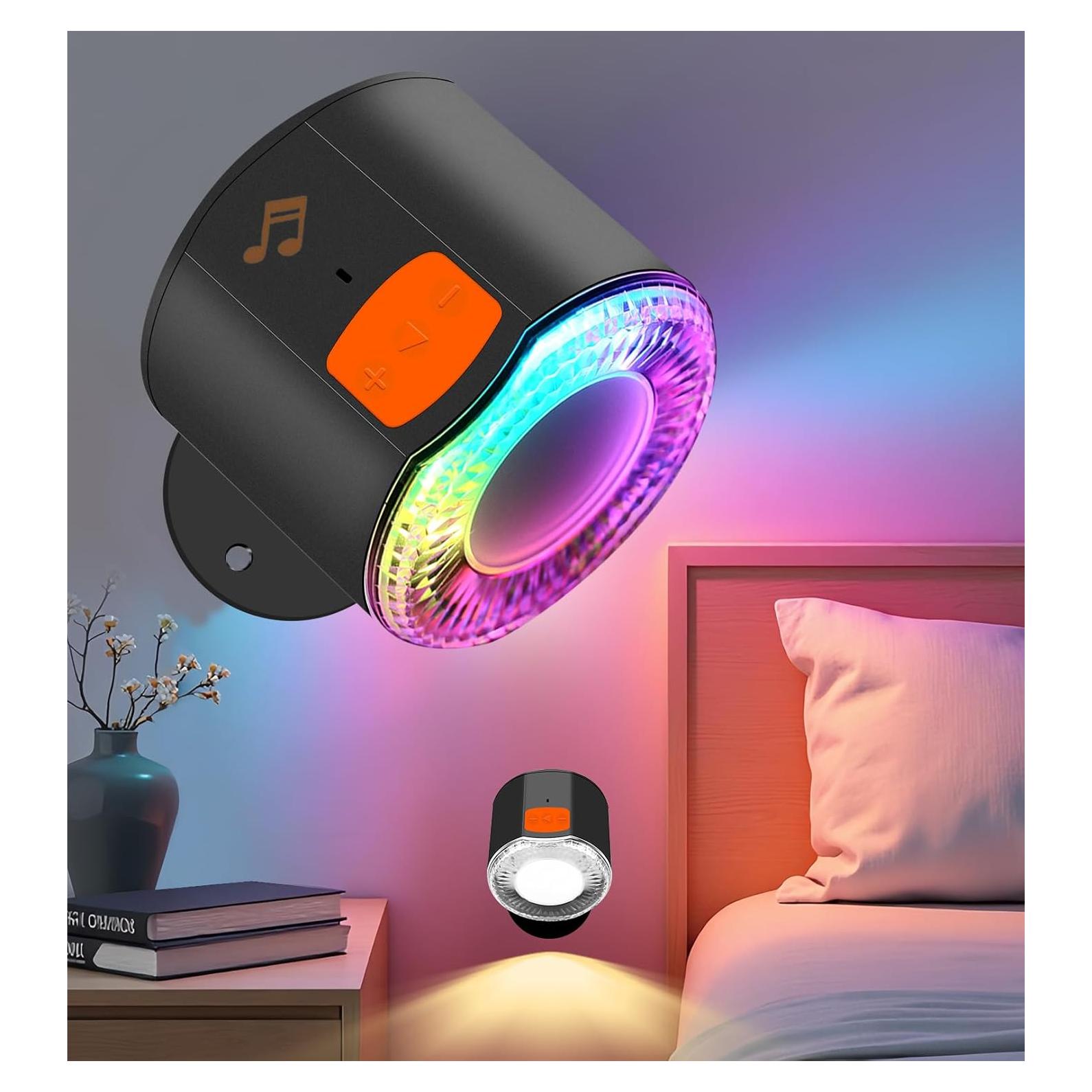 Luz de Pared LED Amagle CL-ML01 con Altavoz Bluetooth 3000mAh