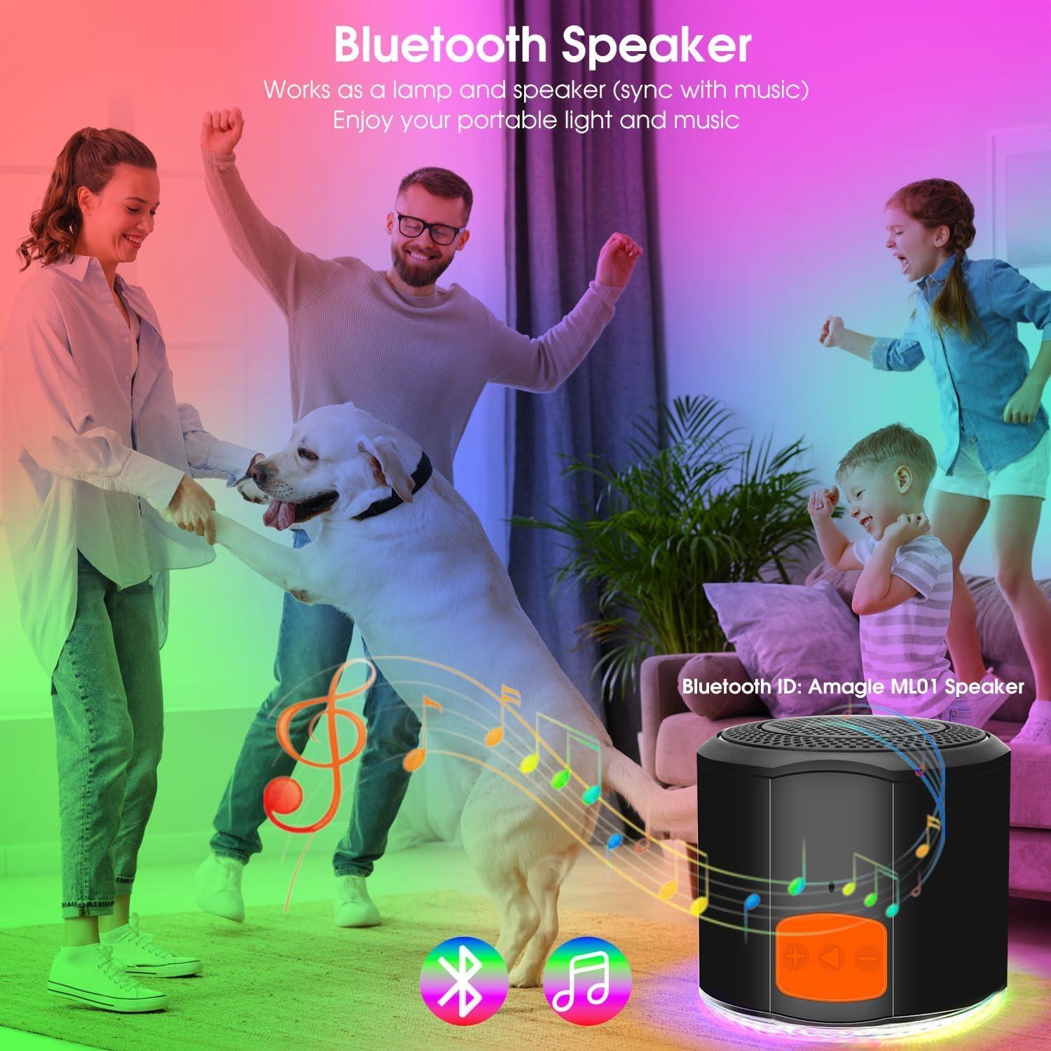 Luz de Pared LED Amagle CL-ML01 con Altavoz Bluetooth 3000mAh