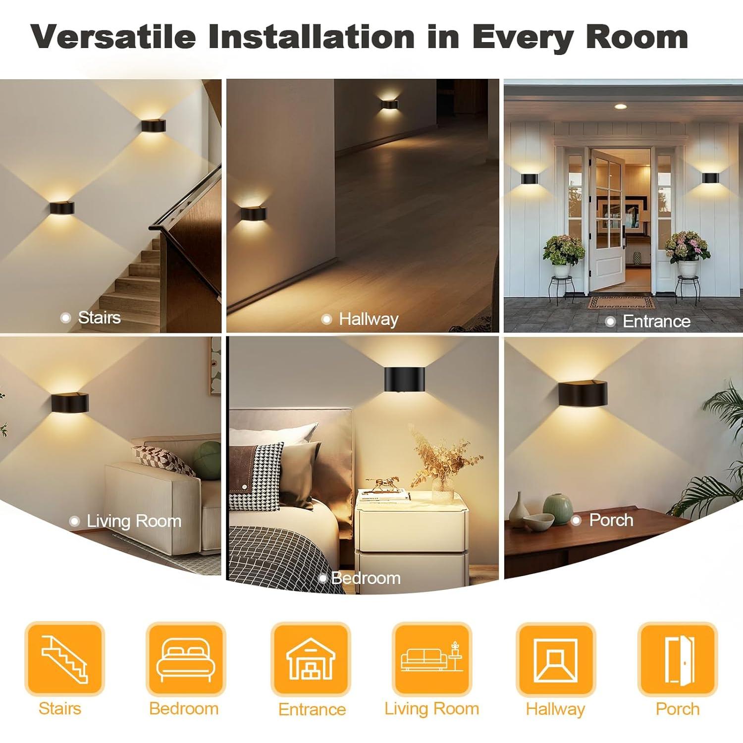 Luz de Pared LED Audor con Sensor de Movimiento 5000mAh