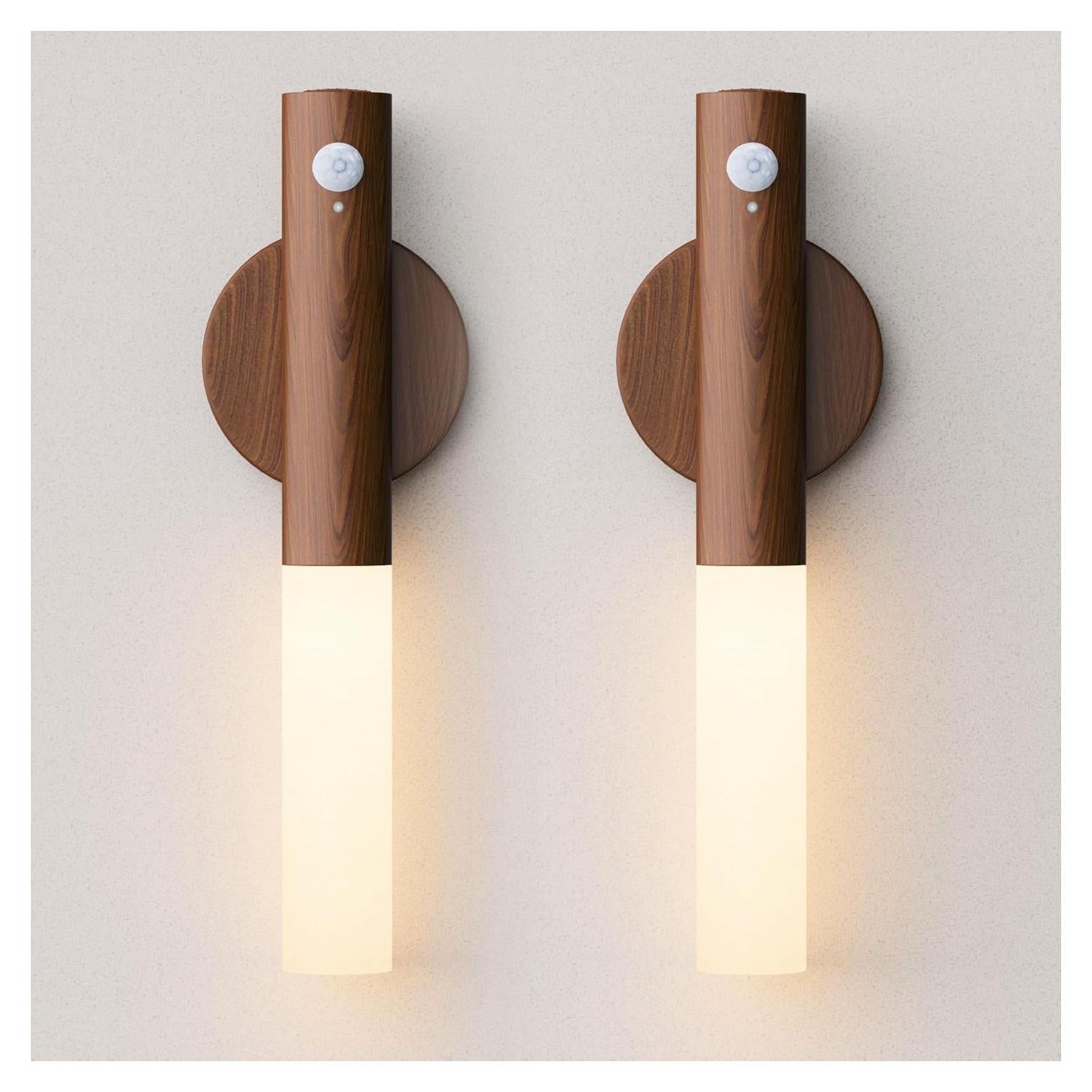 Luces Nocturnas Recargables con Sensor de Movimiento 3000K - 2 Pack