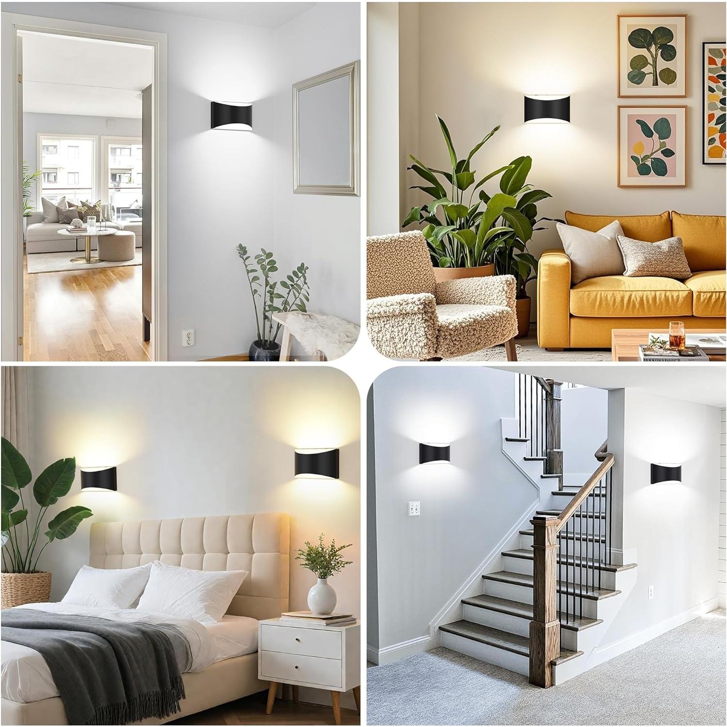 Apliques de Pared FOLKSMATE Set de 2 Recargables 8000mAh