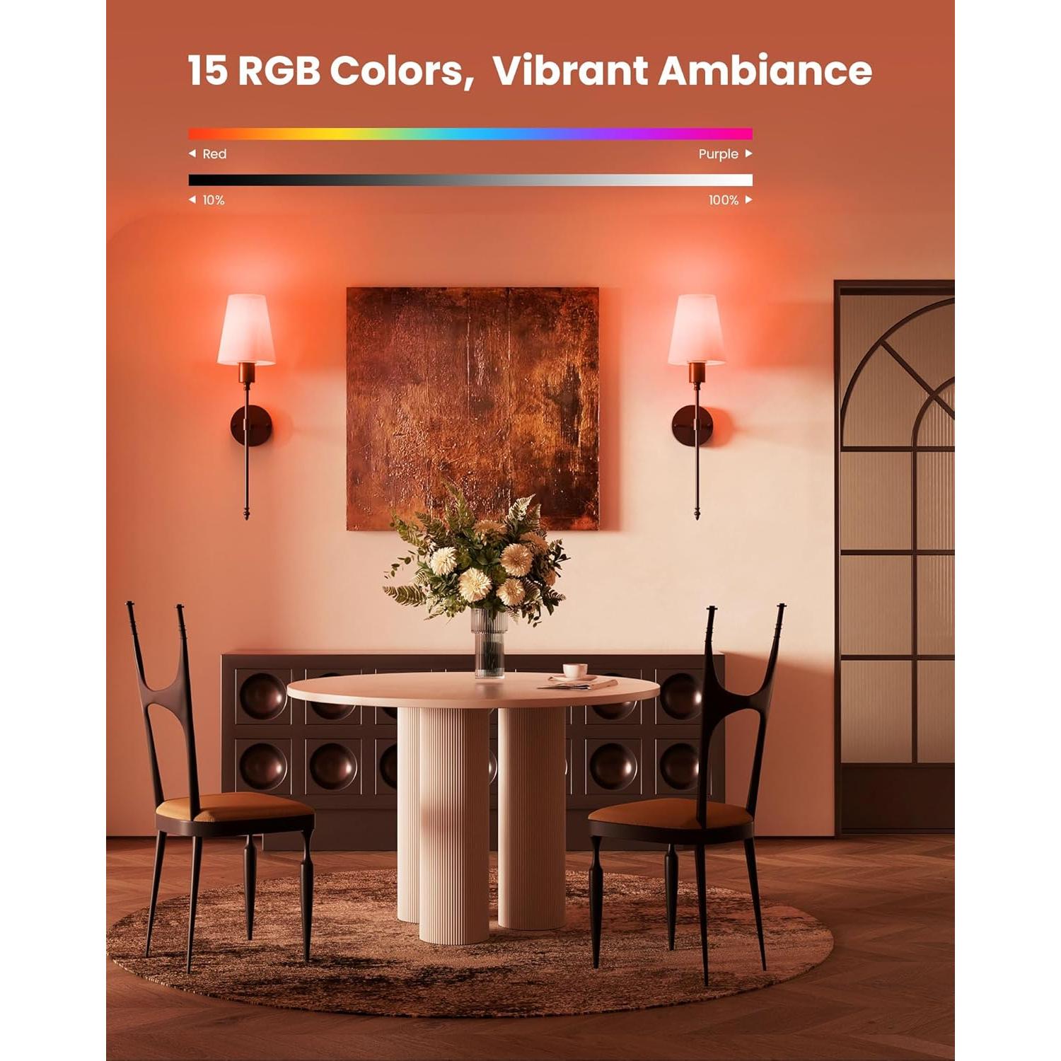 Apliques de Pared Inalámbricos FULEN LED Recargables 10000mAh