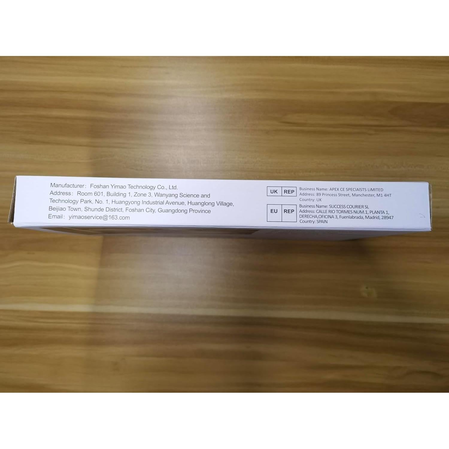 Tira de luz LED recargable Hapfish 37.5cm, control remoto, negro