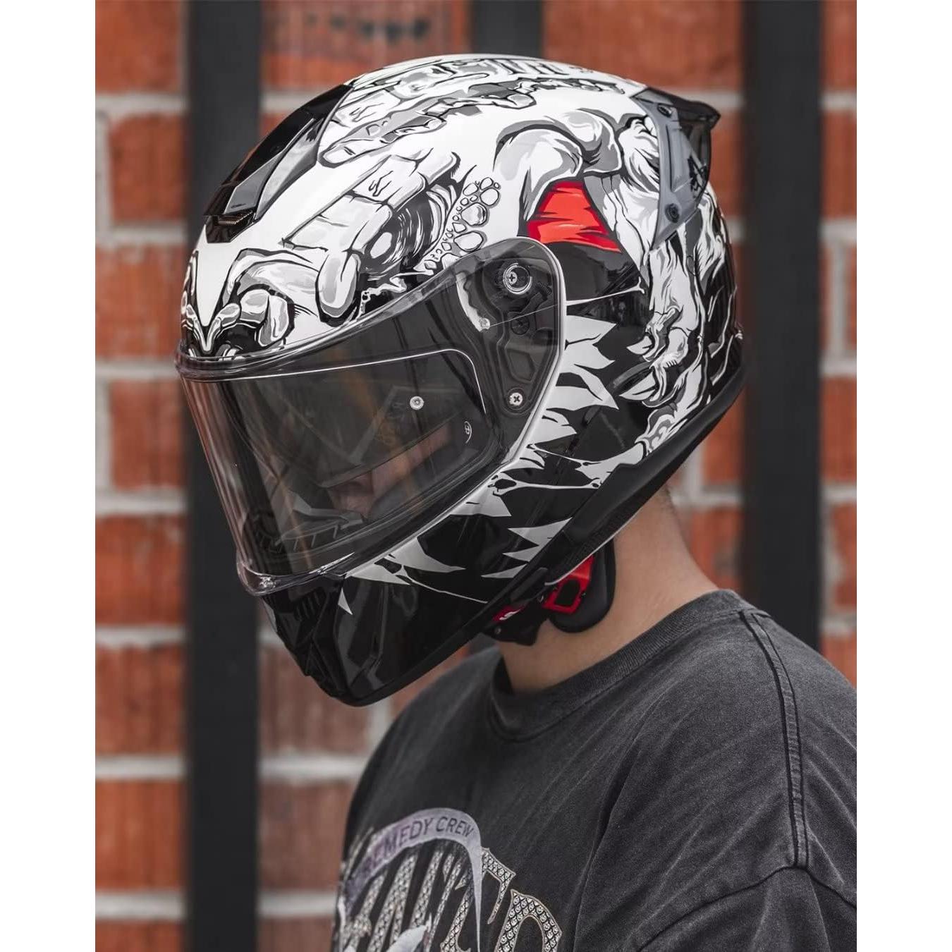 Casco Integral ILM 861A Doble Visera para Motocicleta S