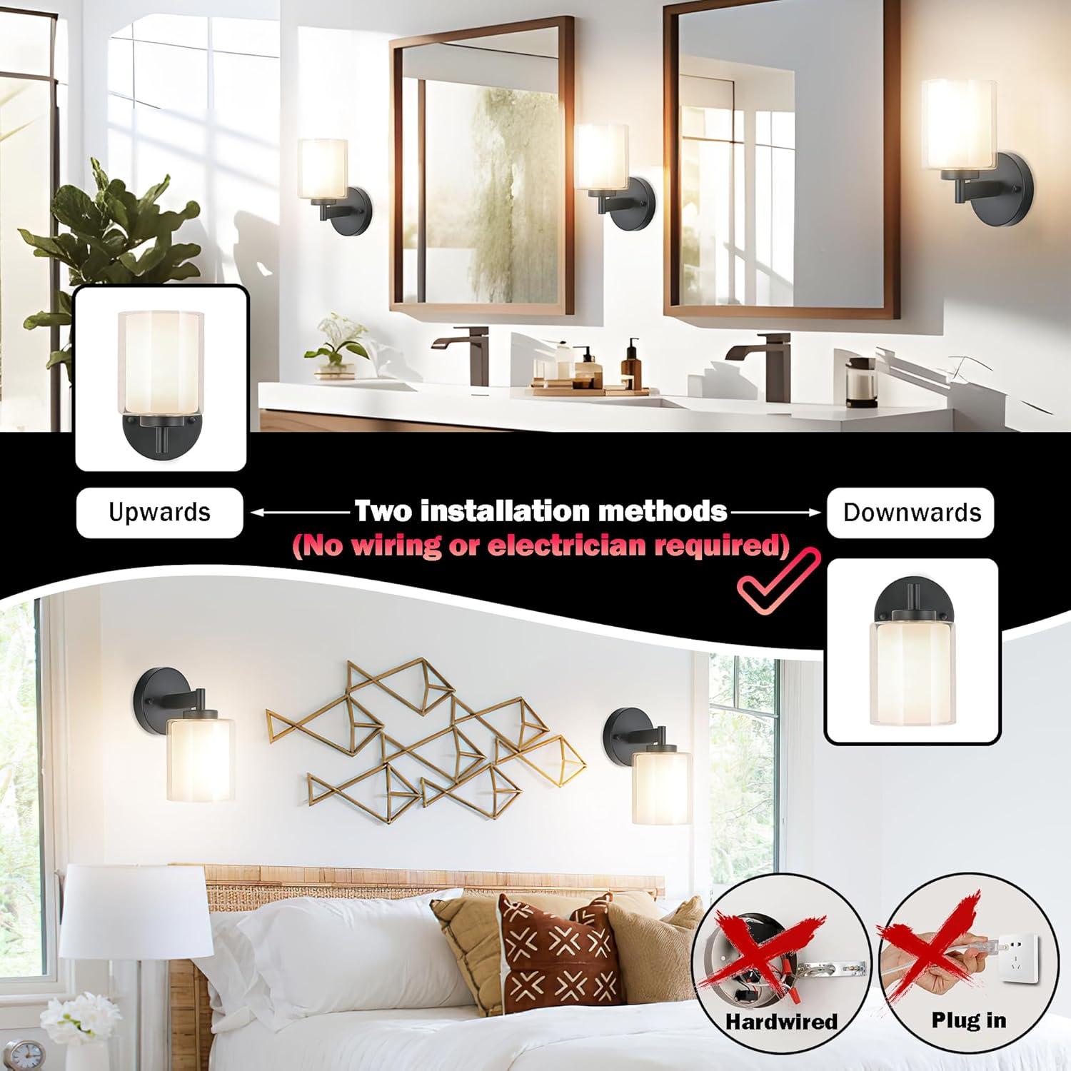 Juego de Apliques de Pared Inalámbricos Nekhung RGB 10000mAh