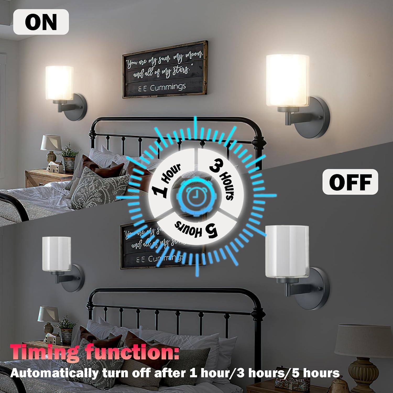 Juego de Apliques de Pared Inalámbricos Nekhung RGB 10000mAh