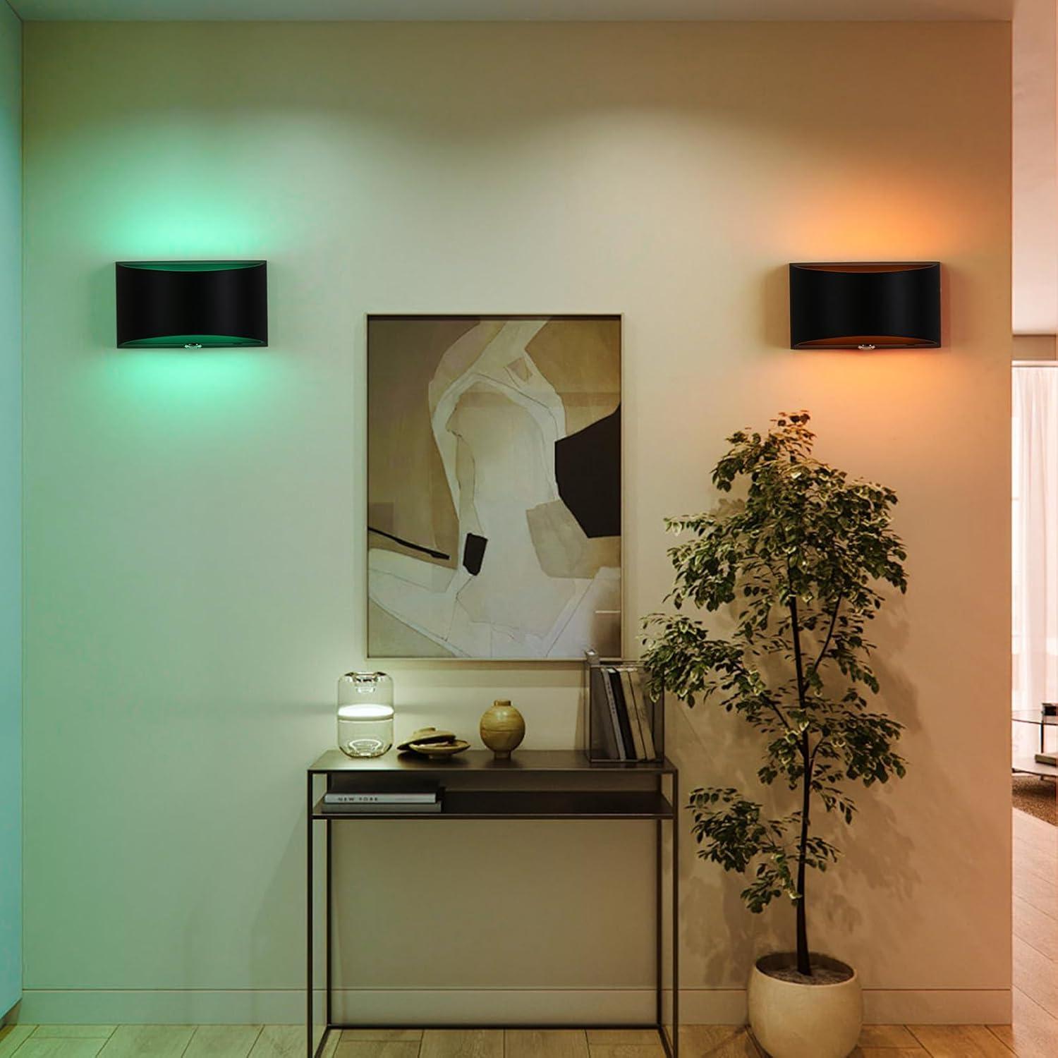 Aplique de Pared LED Recargable Hirzsjoy 6000mAh 16 Colores