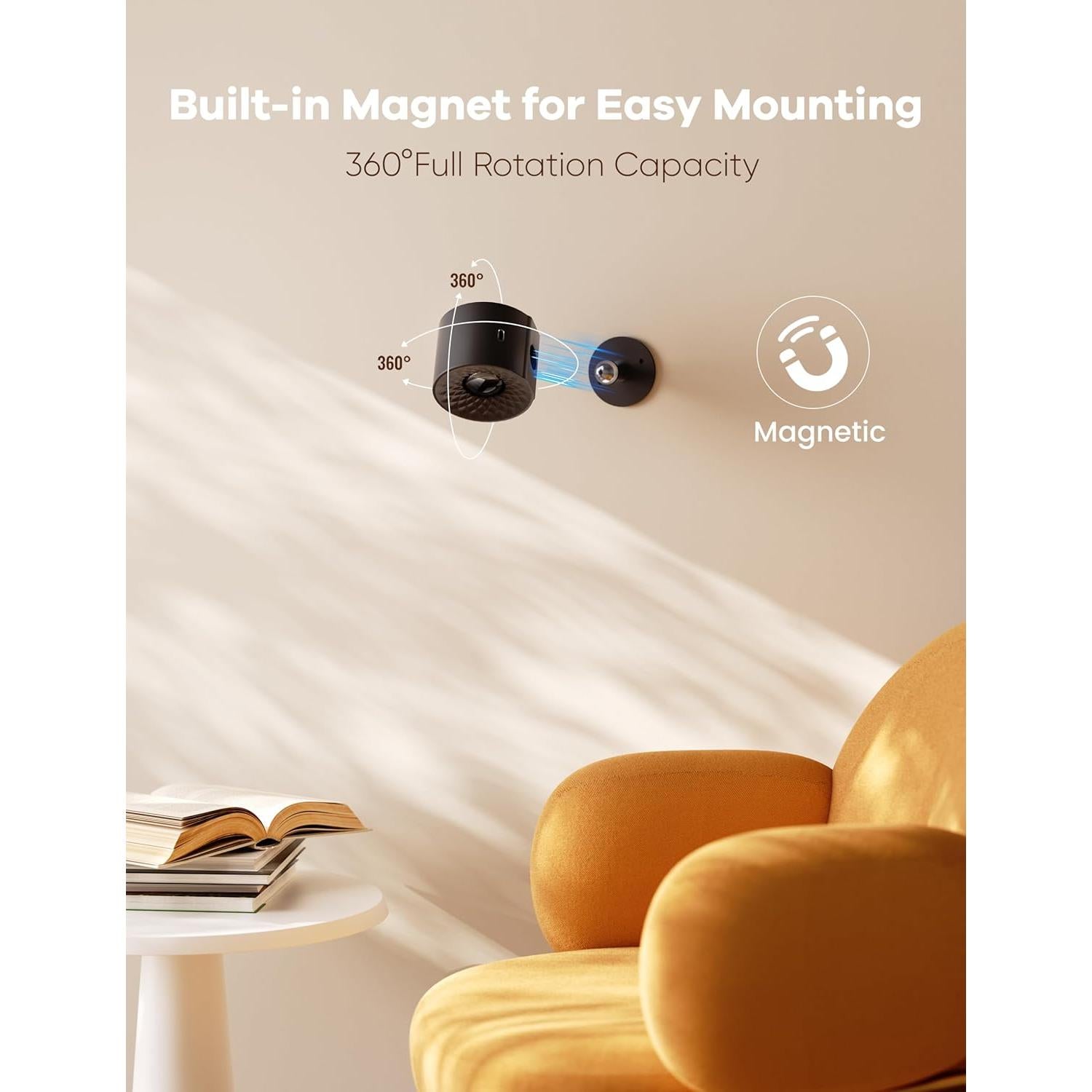 Aplique de Pared LED Joyzy 2 Pack RGB Recargable 360°