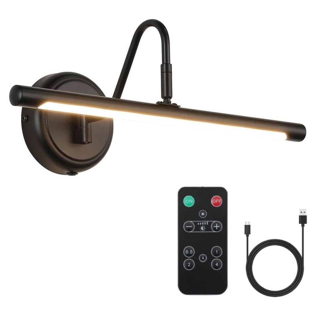 Luz de Imagen Regulable Inalámbrica BOLANG 42x16cm Negra