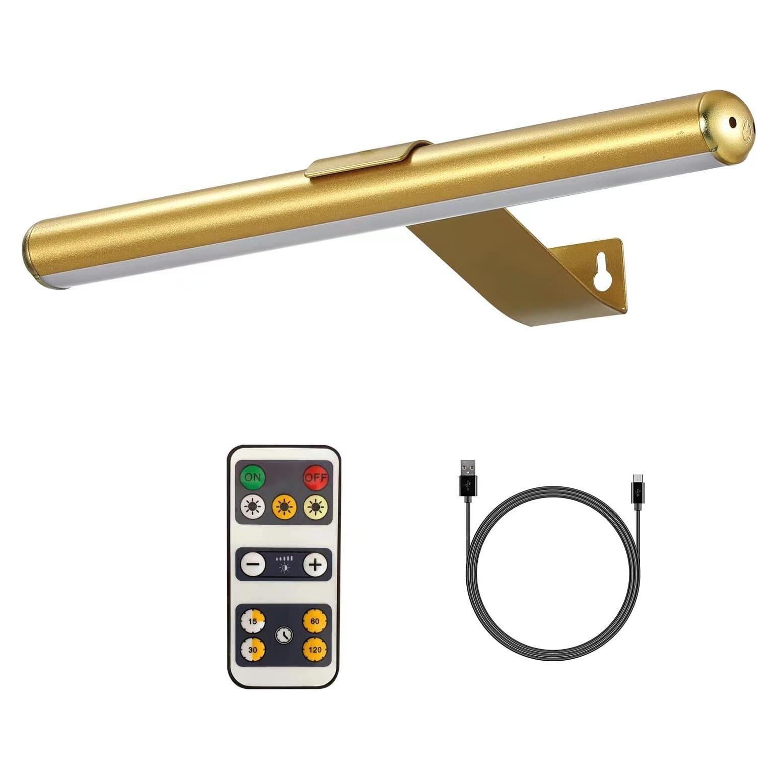 Luz de Imagen Inalámbrica VIGMOJ 33cm Dorado 300LM Recargable