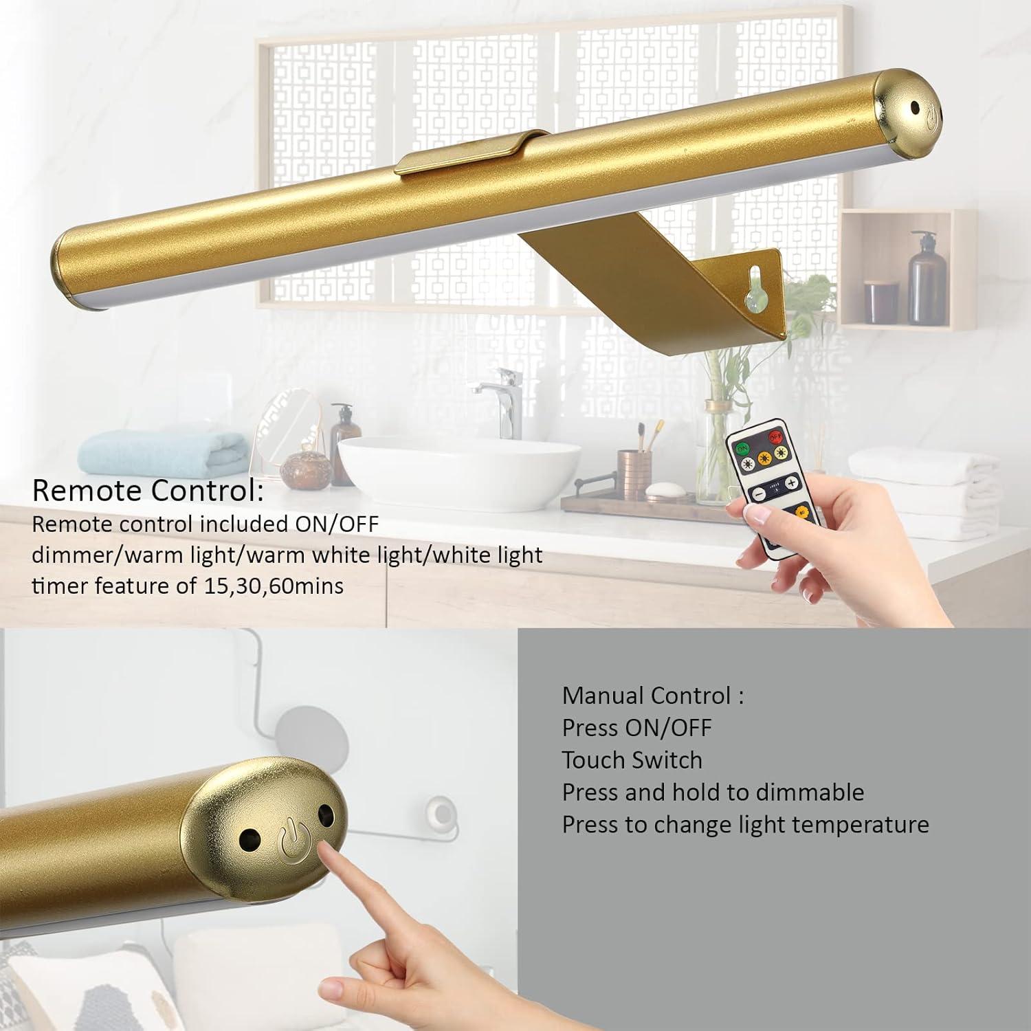 Luz de Imagen Inalámbrica VIGMOJ 33cm Dorado 300LM Recargable