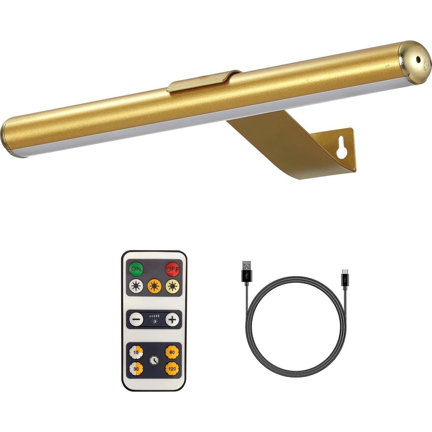 Luz de Imagen Inalámbrica VIGMOJ 33cm Dorado 300LM Recargable