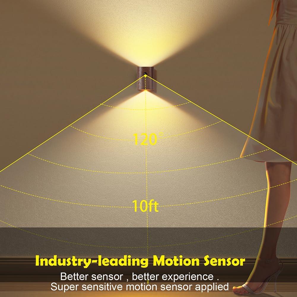 Lámpara de Pared LED Inteligente LANDGOO 2700-3000K con Sensor