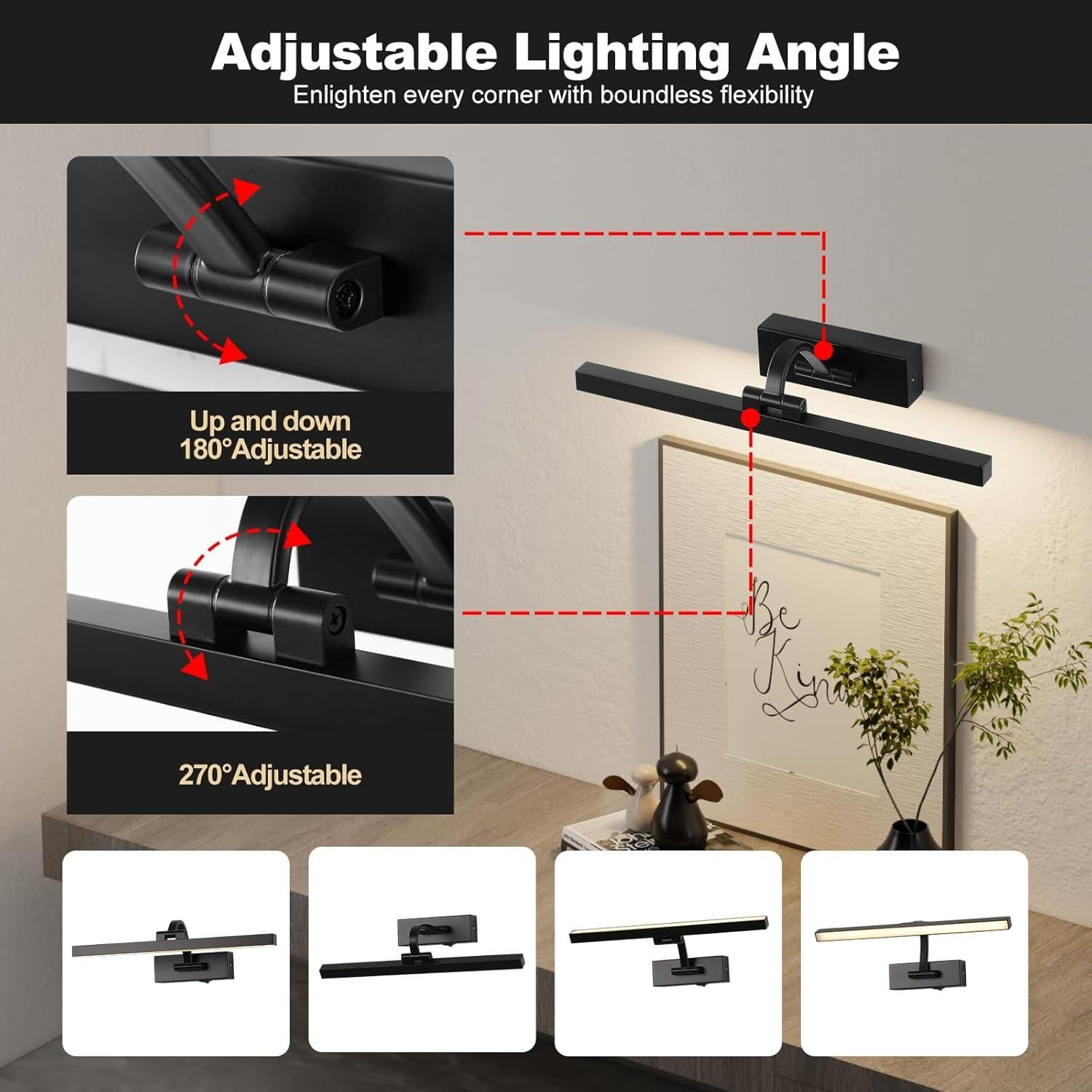 Luz de Imagen LED Inalámbrica DarHorz 39.5cm Regulable USB