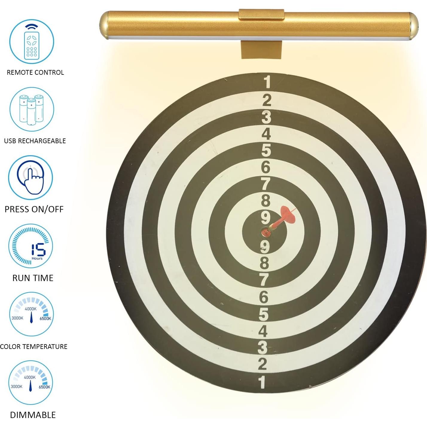 Luz de Imagen Recargable MIOBLUE 33cm LED Dimmable con Control Remoto