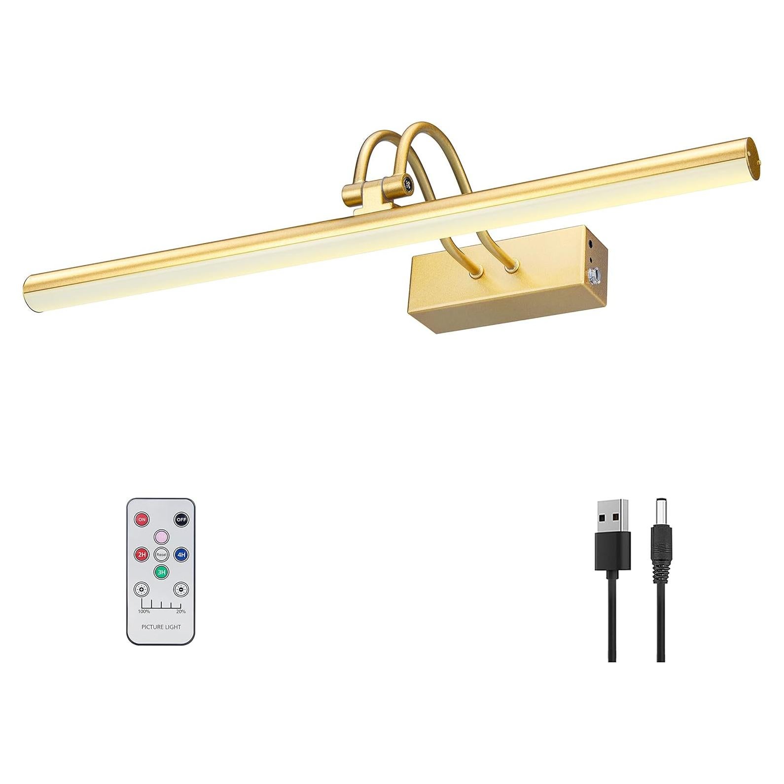 Luz de Imagen Inalámbrica RAIFOOLLY 16" Dorada Regulable