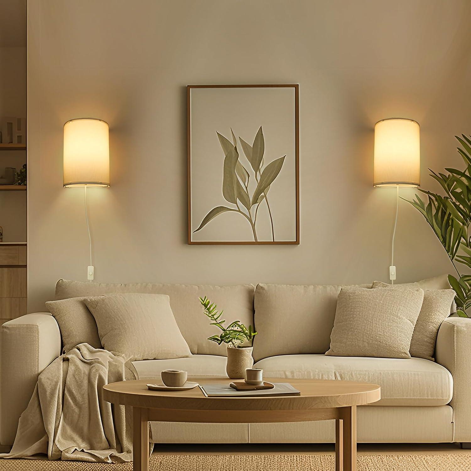 Aplique de pared industrial Beser·Win con enchufe 3 colores