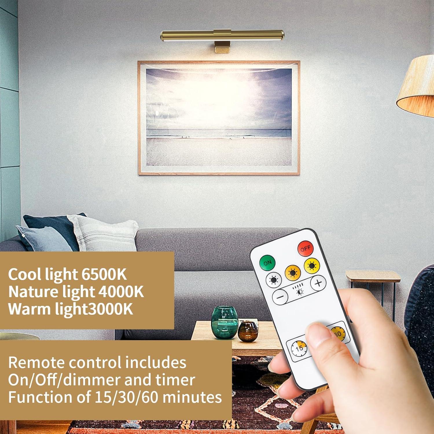 Lámpara de Imagen LED Swatia DY-02RC 33cm Bronce Batería