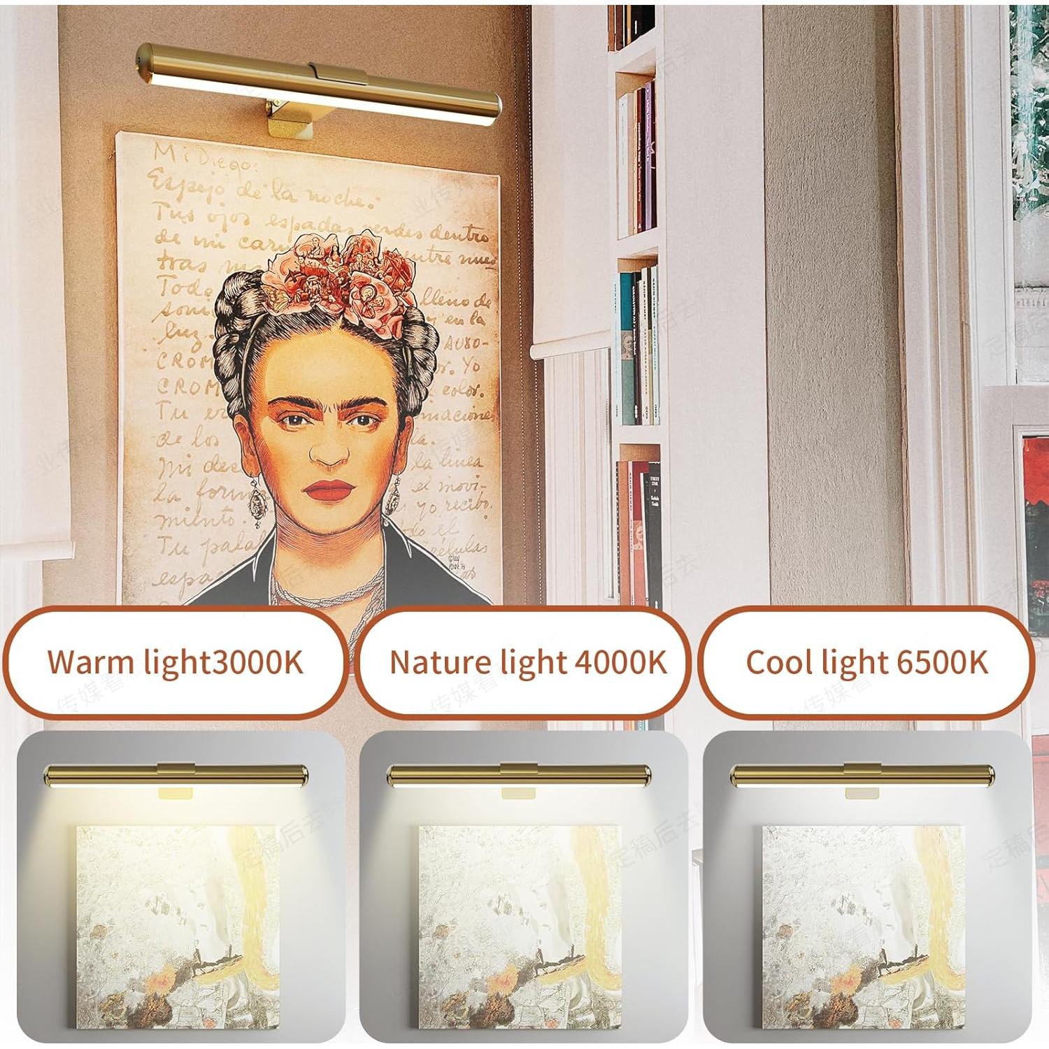 Lámpara de Imagen LED Swatia DY-02RC 33cm Bronce Batería