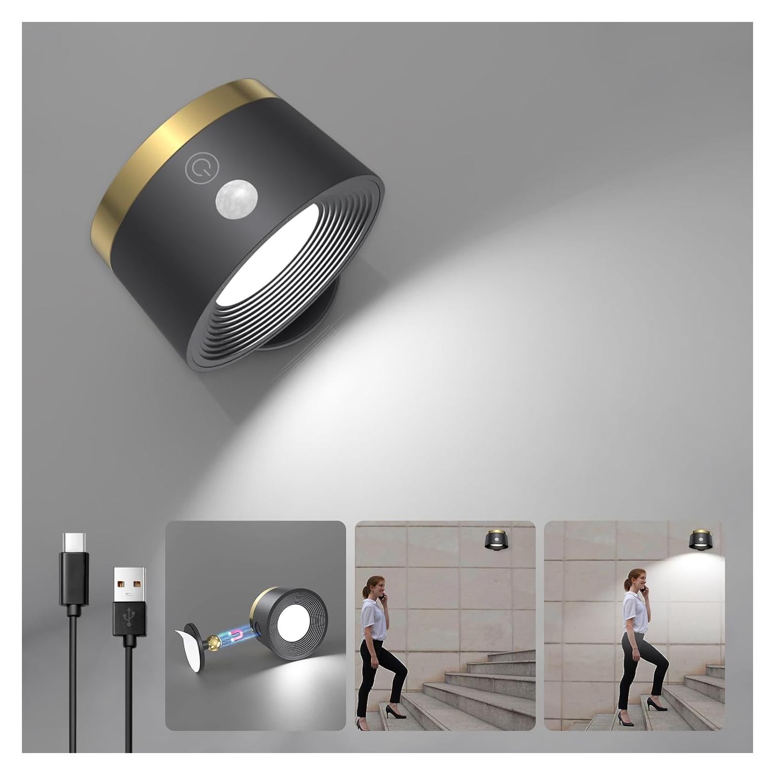 Luz de Pared LED Moobibear con Sensor y Batería 3500mAh