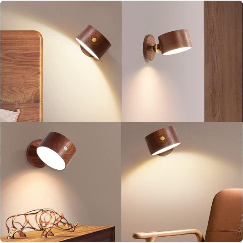 Aplique de Pared LED Inalámbrico Sapele con Carga USB