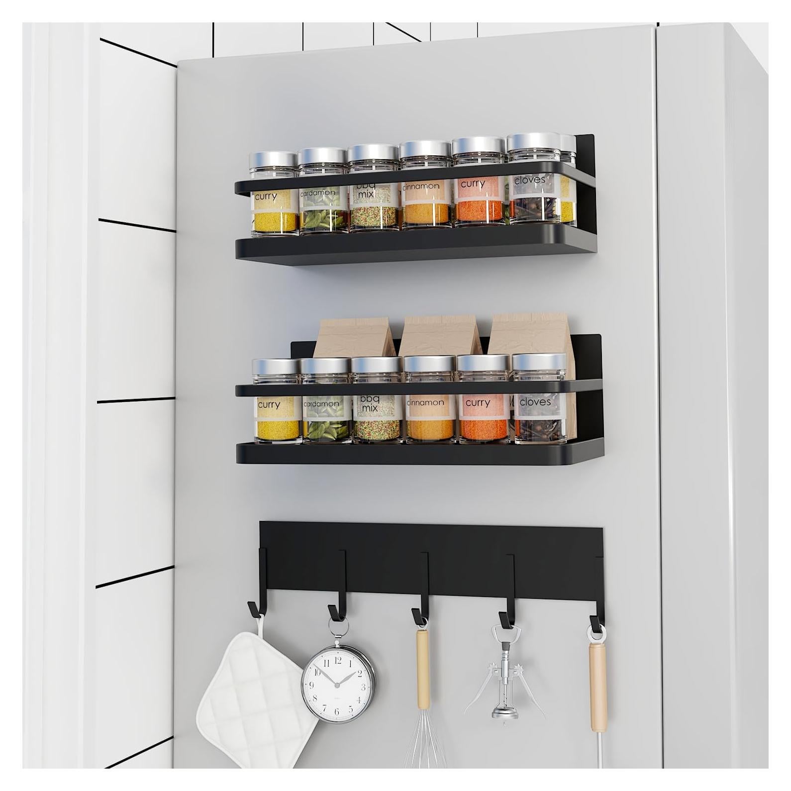 Estante Magnético para Nevera Hoopoton - Paquete de 3 Estantes