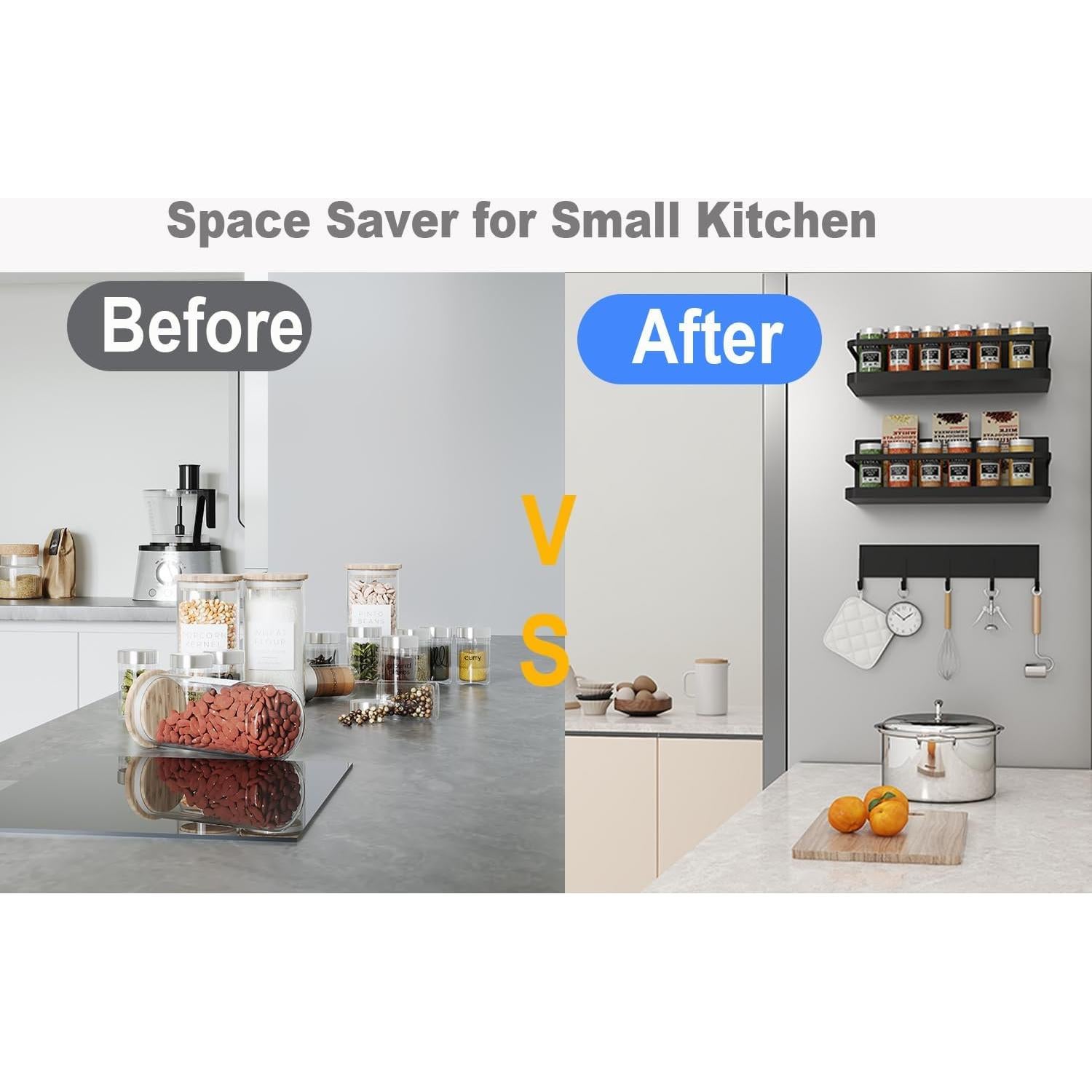 Estante Magnético para Nevera Hoopoton - Paquete de 3 Estantes