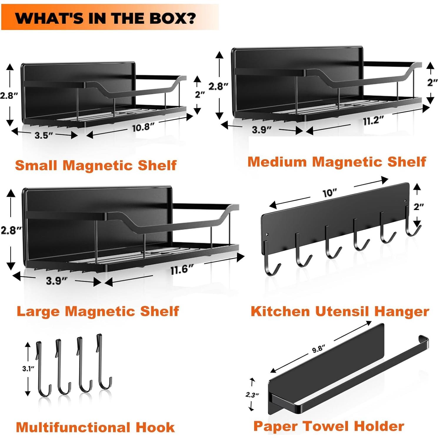 Estantes Magnéticos Multifuncionales JulktLli - 5 Piezas