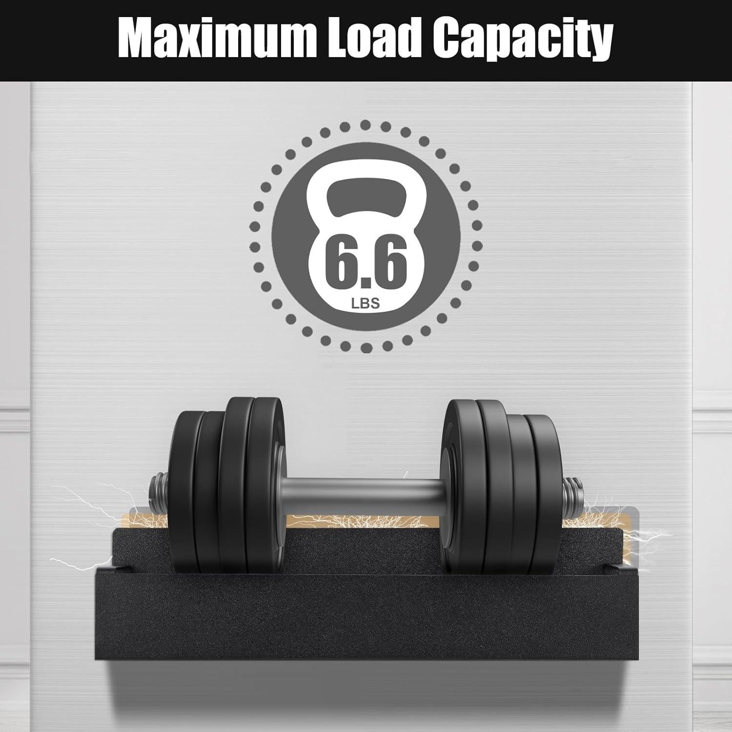 Estante Magnético para Especias Homaxy - 4 Piezas Negro