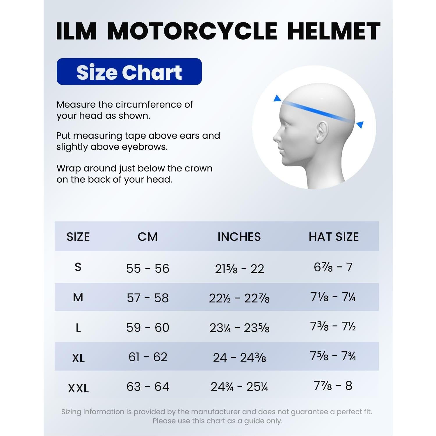 Casco ILM Fibra de Carbono Modelo 861C Doble Visor Grande