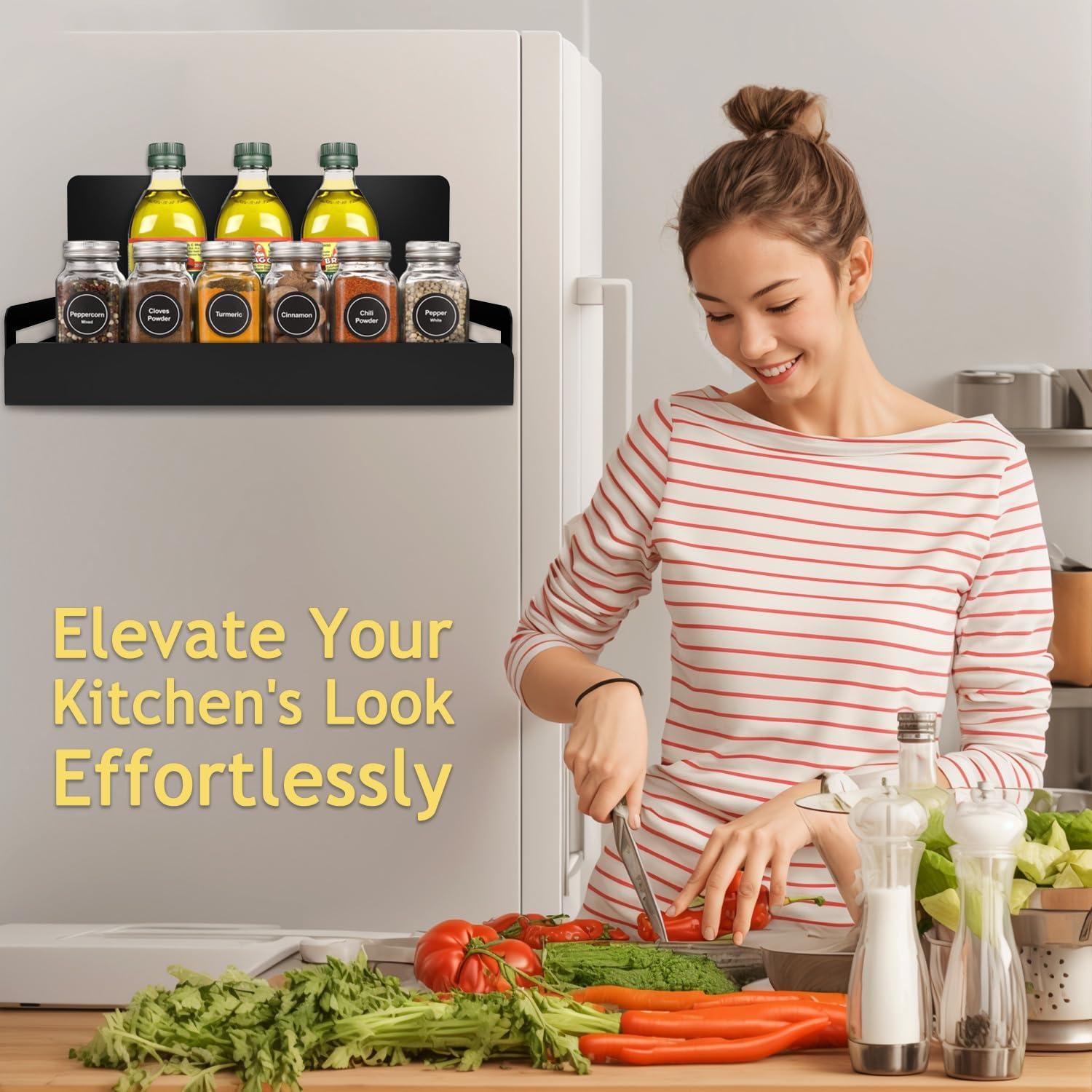 Estante Magnético para Especias Ezemtos - 2 Paquetes - 9 kg