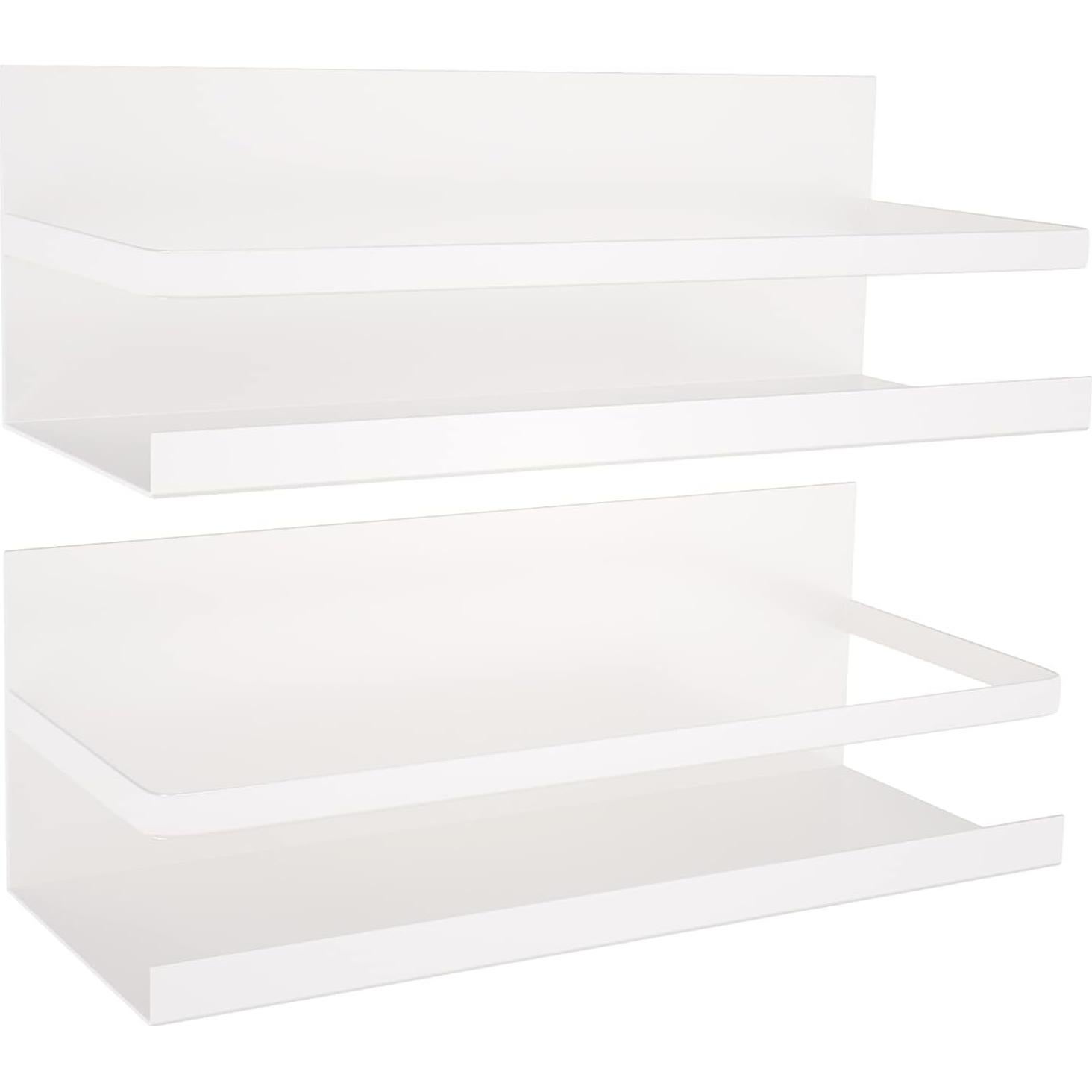 Estantes Magnéticos YJSMO para Refrigerador - 2 Piezas, Blanco
