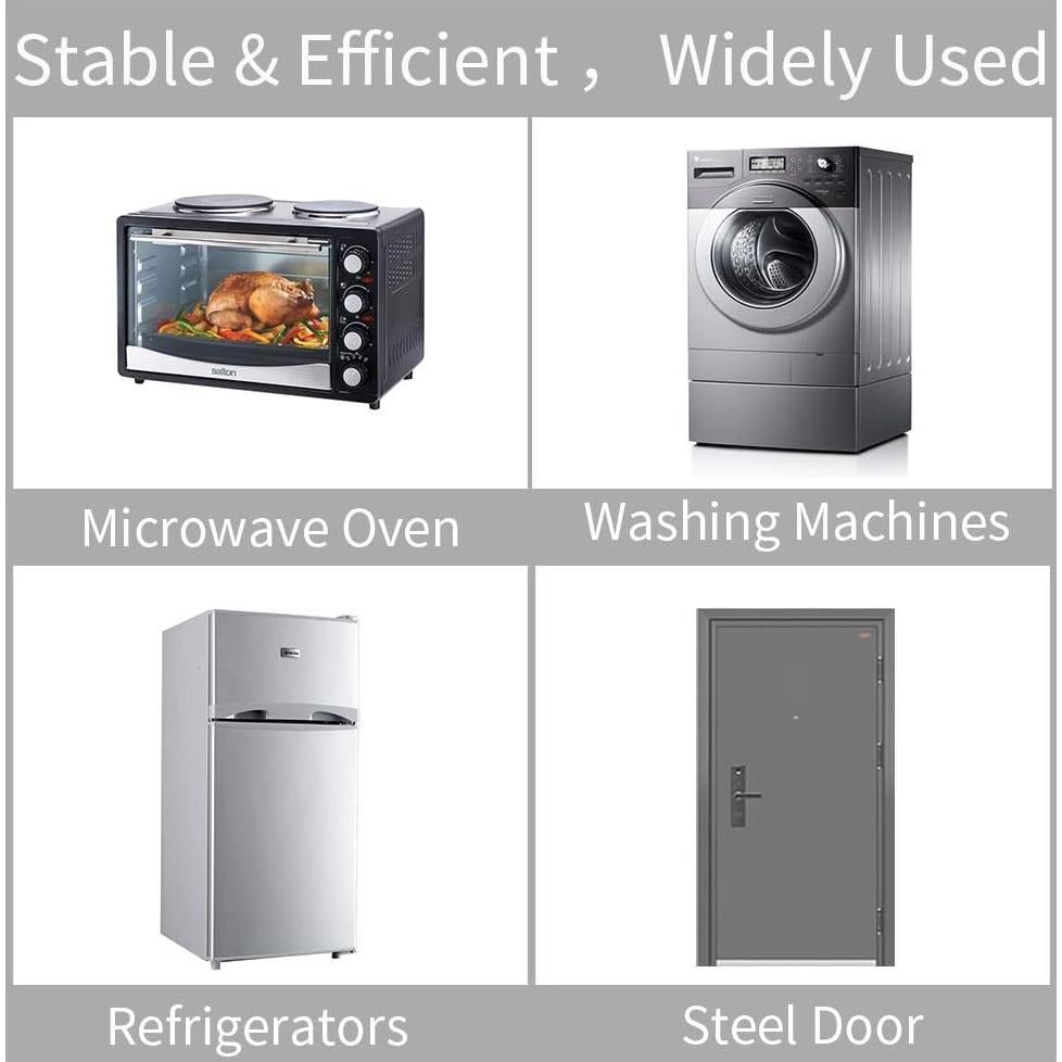 Estantes Magnéticos YJSMO para Refrigerador - 2 Piezas, Blanco