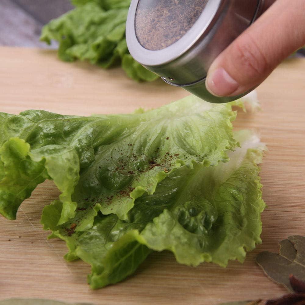 Set de 12 Latas Magnéticas de Especias Sanvcomy - Acero Inoxidable