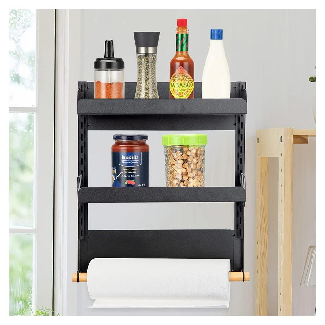 Estante Magnético para Especias Fashionwu 2 Niveles 10.9 cm