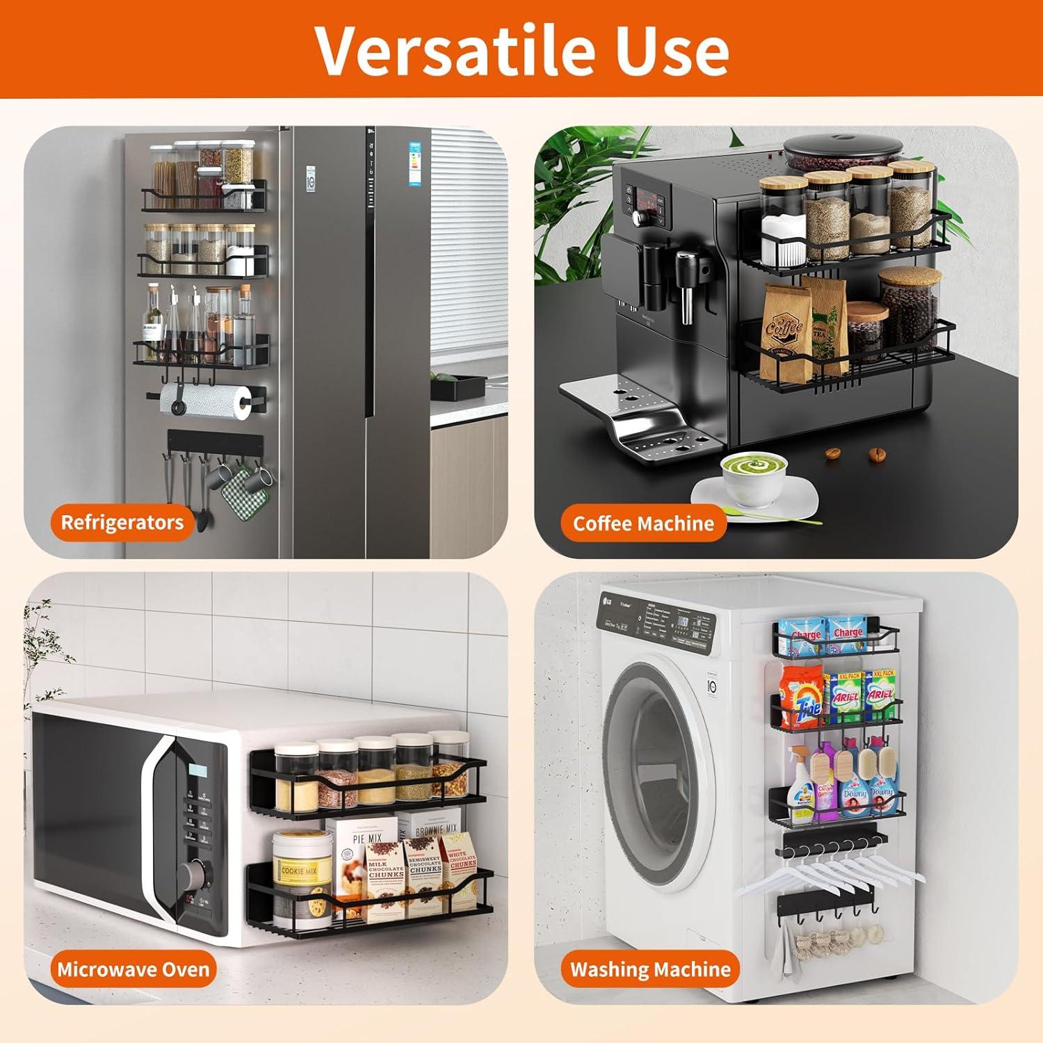 Estantes Magnéticos MIMIyasha - Paquete de 5 para Lavadora