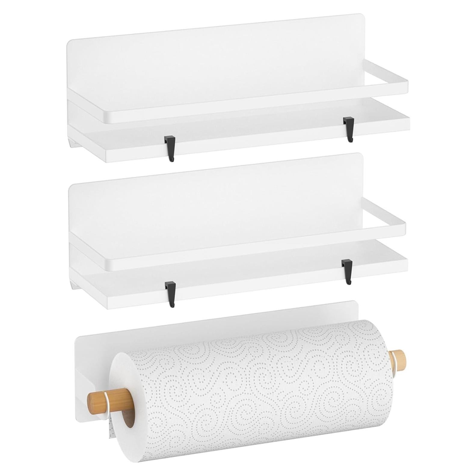 Estante Magnético SlimmKISS para Especias y Toallas de Papel - 3 Pzs