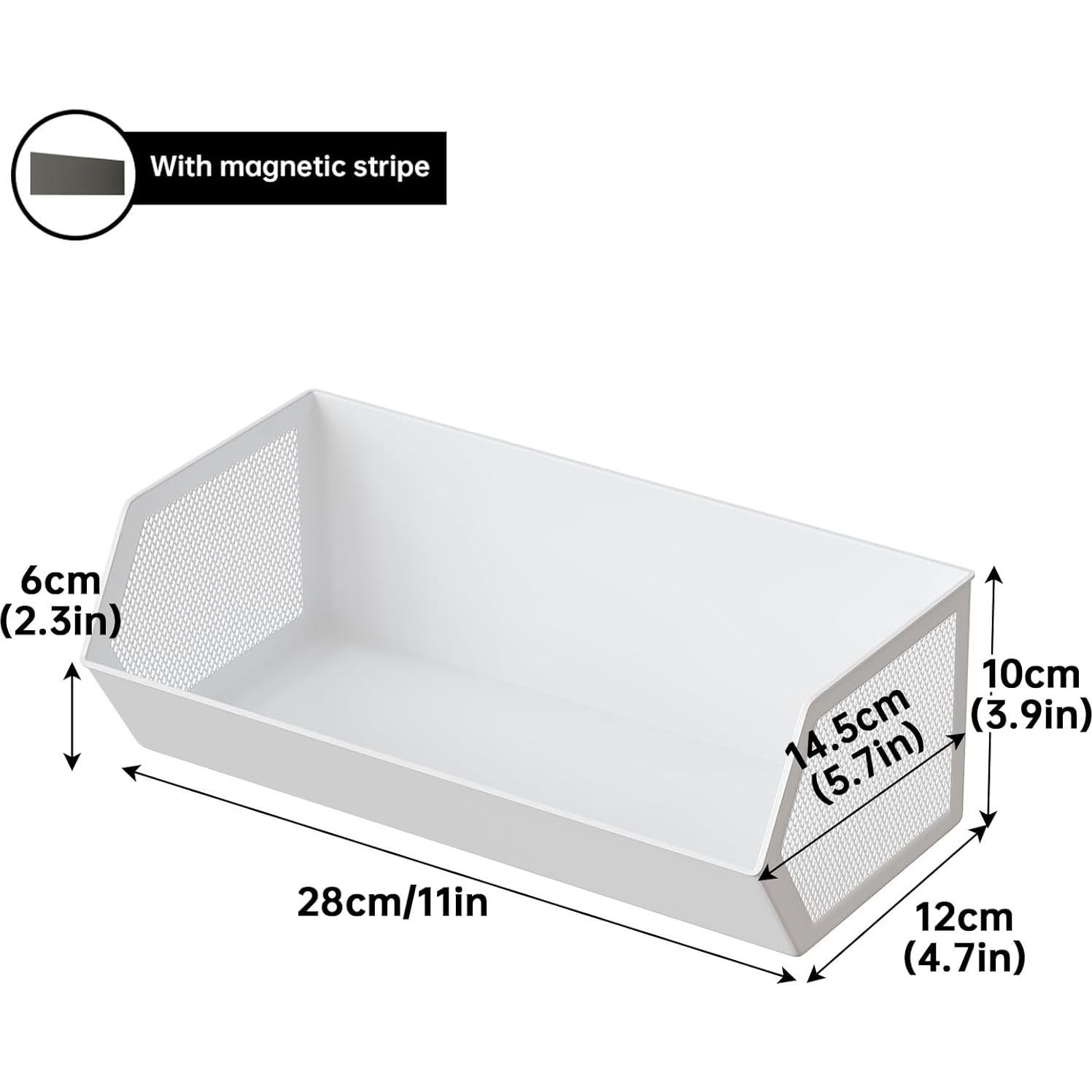 Cesta Magnética Grande WOCHUANGSI para Lavadora y Refrigerador