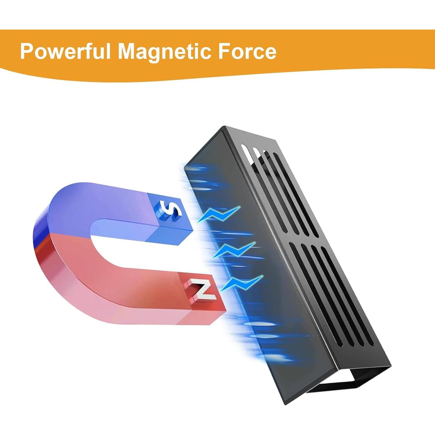 Estantes Magnéticos para Especias SUNHEARTH - Paquete de 4