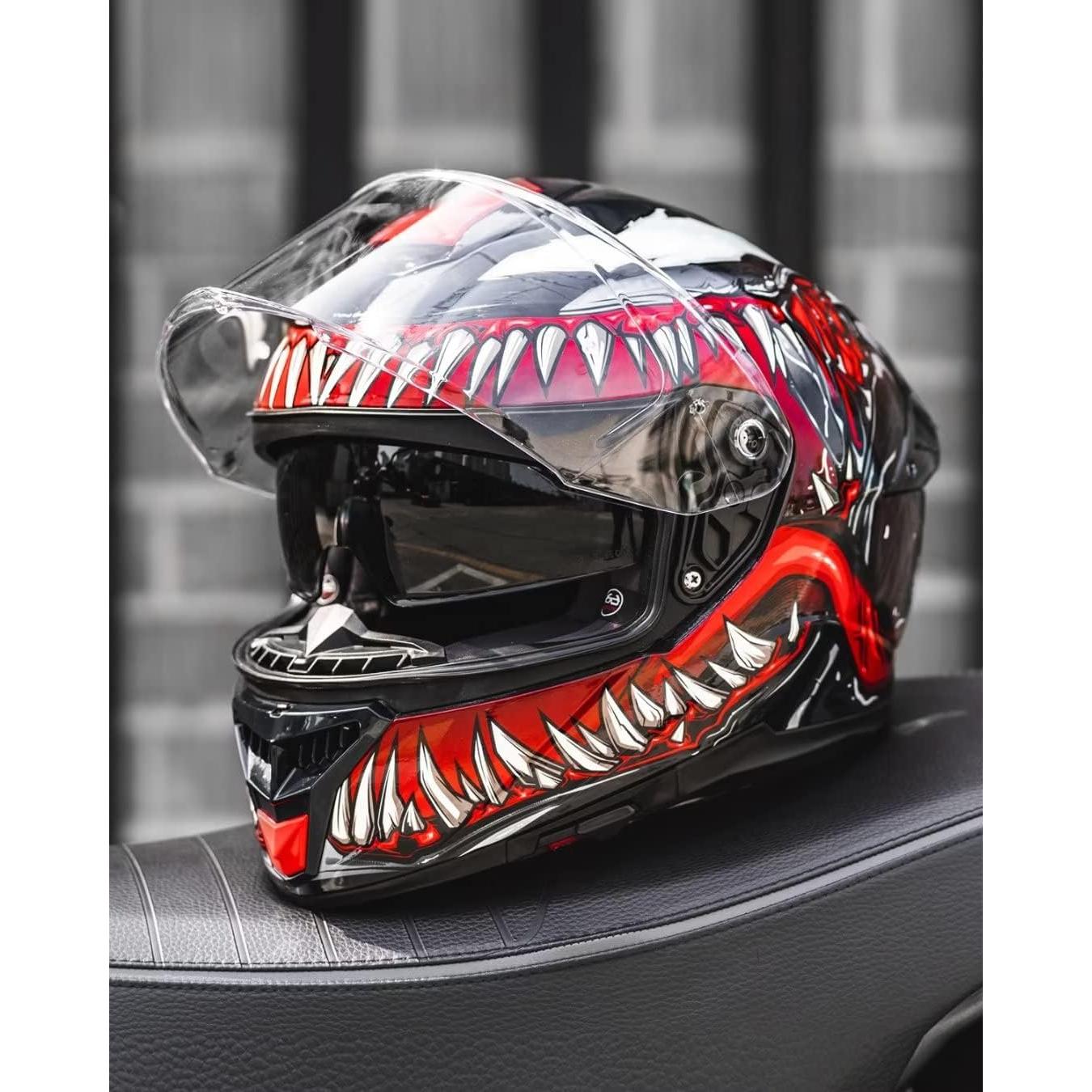Casco Integral ILM 861A Doble Visera Mediano LaNoche