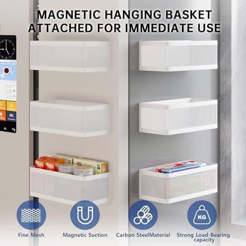 Estante Magnético para Especias WOCHUANGSI Negro 35.1x13x9.9cm