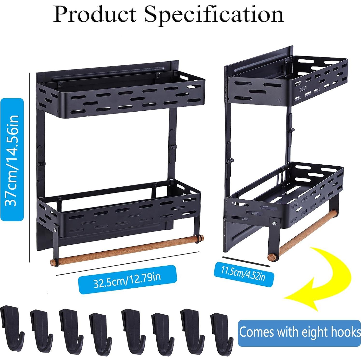 Estante Magnético para Especias PTAEXCEL 3 Niveles 2.01 kg