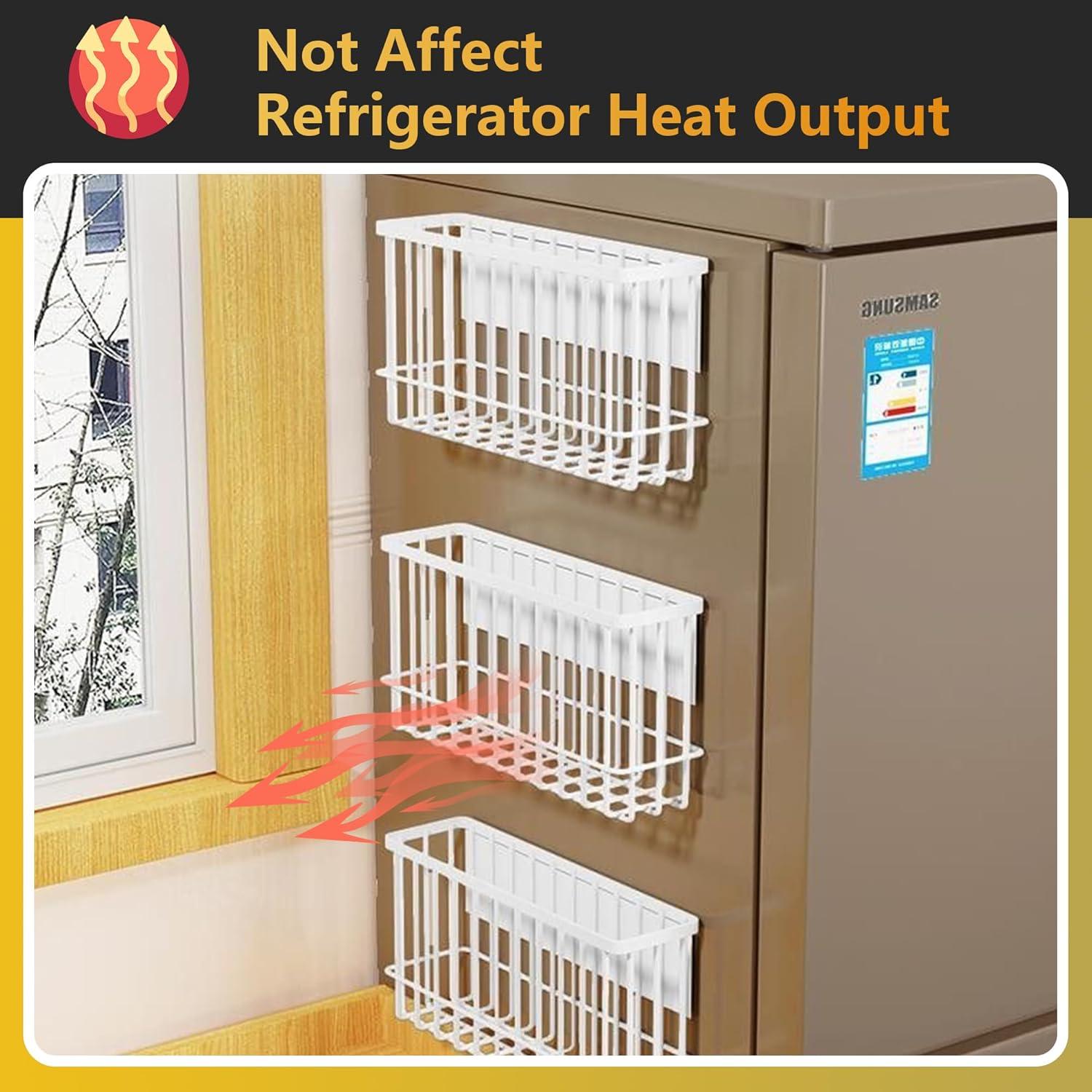 Organizador Magnético para Refrigerador LIFEFAN 26x8x15 cm Negro