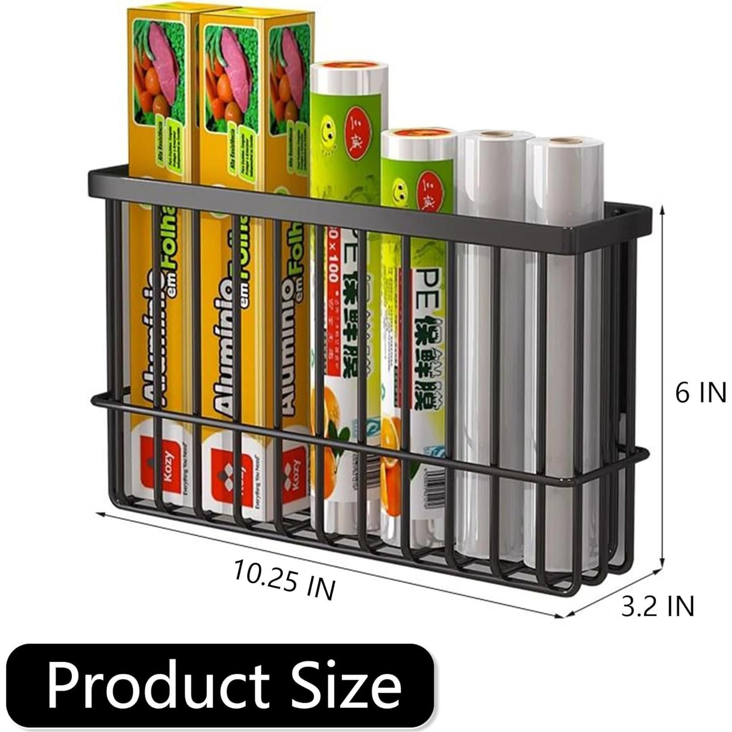 Organizador Magnético para Refrigerador LIFEFAN 26x8x15 cm Negro