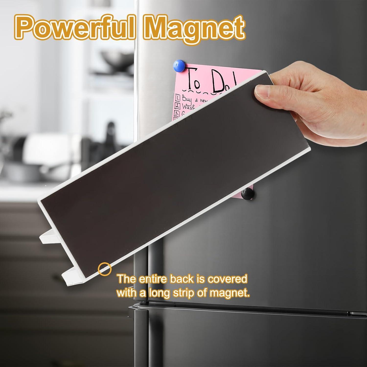 Estante Magnético para Especias PATIKIL - Blanco, 24.8x11.4cm