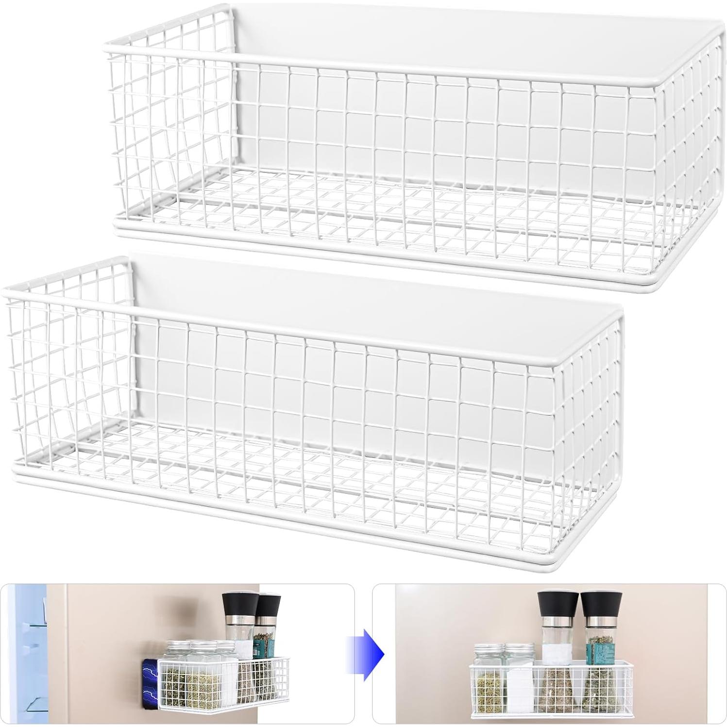 2 Cestas Magnéticas Organizador ONESIXEC para Refrigerador
