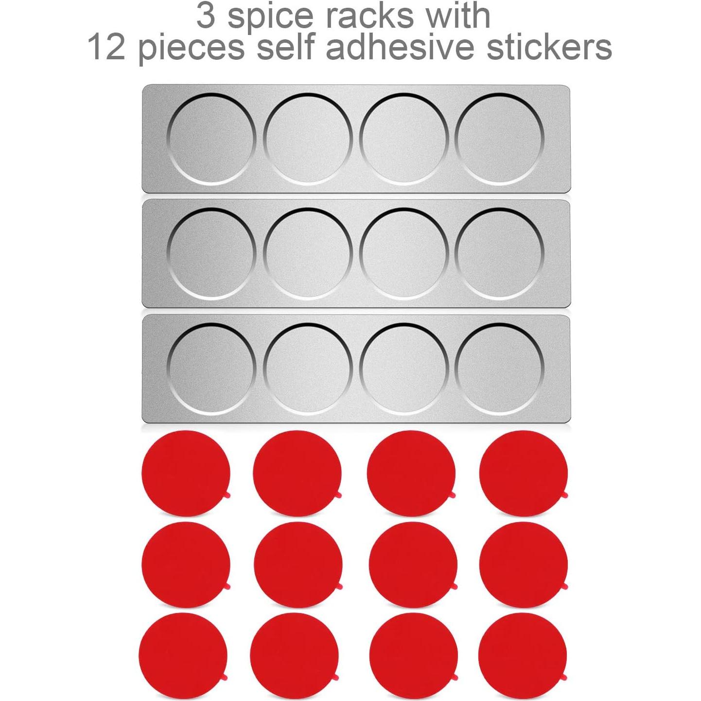 Estante Flotante Magnético CHENGU 3 Piezas Acero Inoxidable